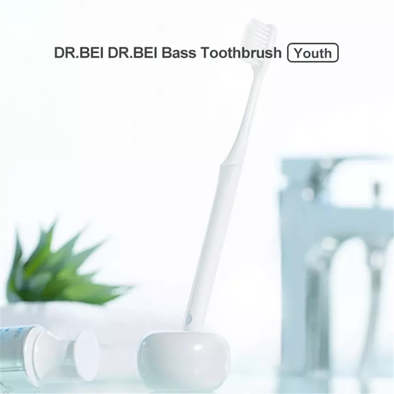 Dr bei-大人用歯ブラシ,2色,大人と若者向け,口腔洗浄,口腔衛生,歯付き歯ブラシ