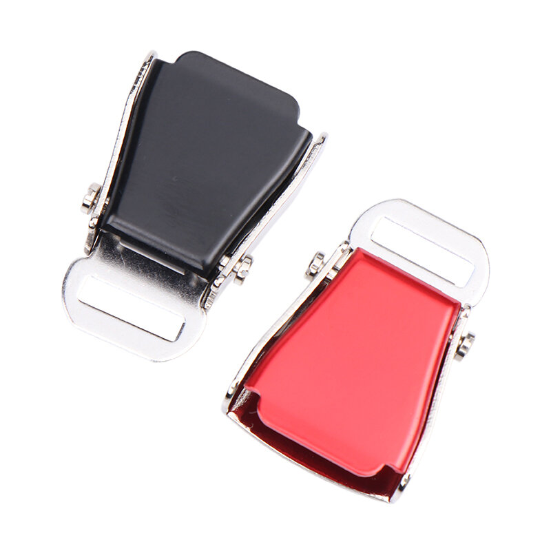 1PC Luggage DIY Accessories 1.4CM SLOT Detachable Mini Airplane Safety Seat Belt Buckle Keychain Small Plane Buckle