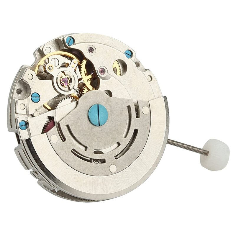 Movimiento automático de reloj mecánico de 4 pines para Mingzhu 3804, ajuste automático de fecha GMT, movimiento de reloj