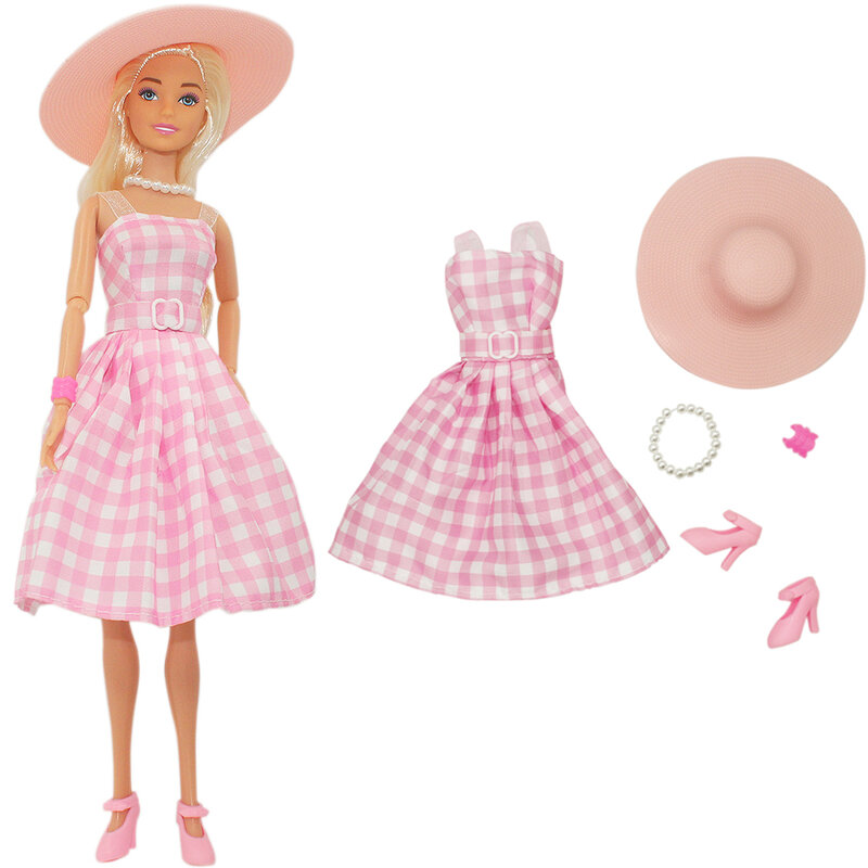 Nowy 1x modna spódnica dla 1/6 lalki strój codzienny kamizelka koszula spodnie sukienka akcesoria do domku dla lalek ubrania dla Barbie lalki JJ