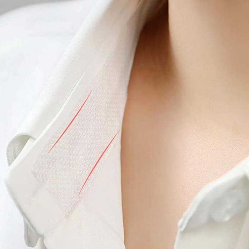 Coussinets anti-transpiration auto-adhésifs, autocollant absorbant, col de t-shirt blanc, chapeau de poulet