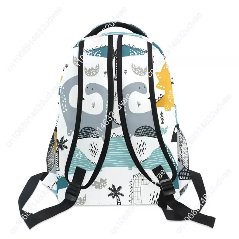 Tas punggung sekolah motif dinosaurus, tas ransel anak laki-laki perempuan, tas ransel sekolah motif kartun hewan untuk anak-anak, tas ransel buku