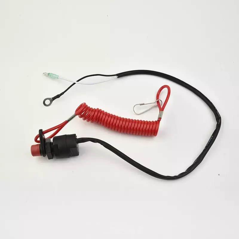 Wire Engine Outboard Kill Switch Component Set Protection Plastic Lanyard Boat Motor Replacement Parts Durable