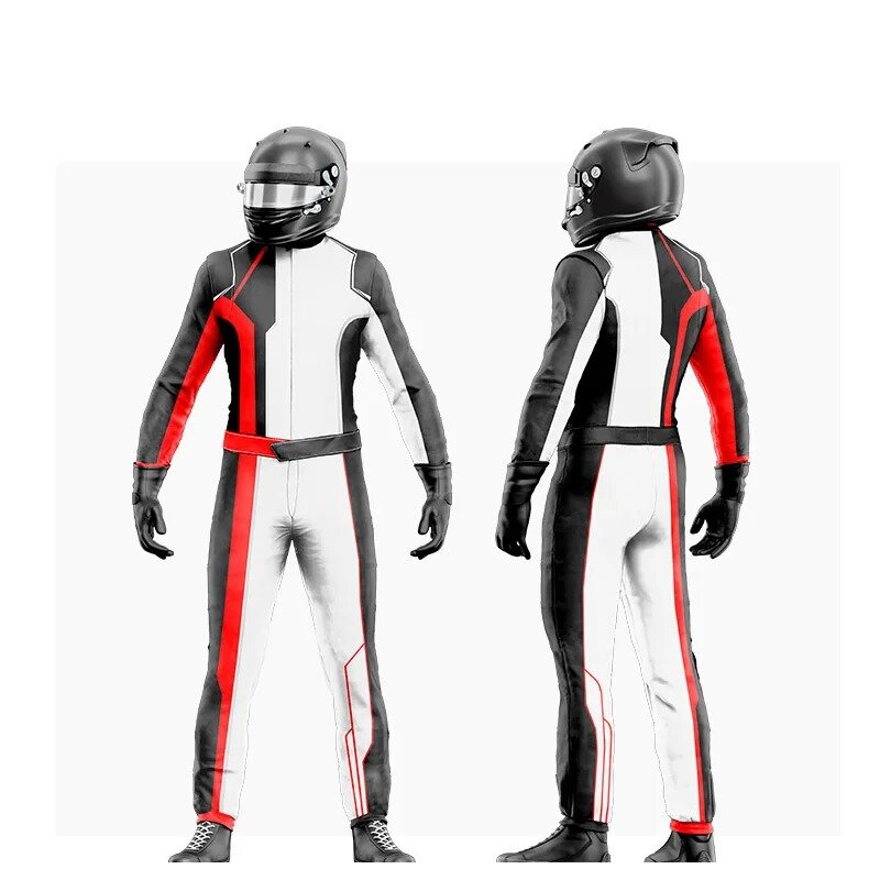 Adult Men and Women Beach Off-road F1 Kart One-piece Riding Waterproof Training Racing Suit Track One-piece Suit Jackets