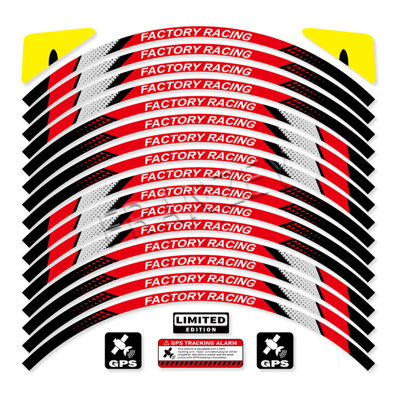 Reflective Motorcycle Wheel Strip Stickers Rim Scooter Hub Tape Decals 12"13"14"15"16"17"18" For Yamaha Kawasaki Triumph Benelli