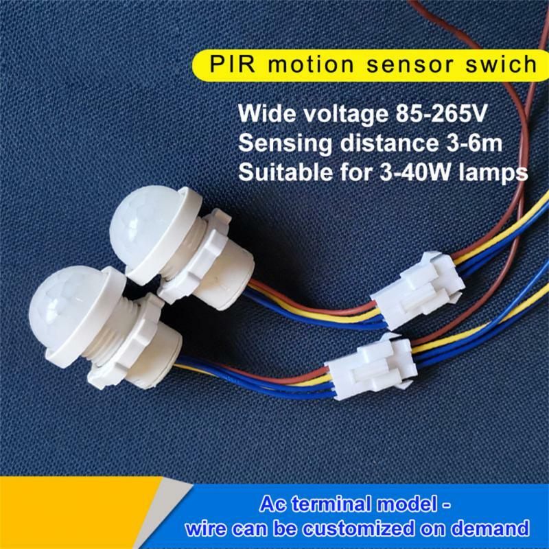 Bewegingssensor 110V 220V Smart Switch Sensor Pir Infrarood Bewegingssensor Smart Home Menselijk Lichaam Automatische Sensor Nachtlampsensor