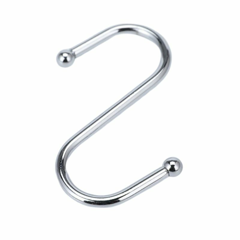 YYSD for Creative Stainless Steel S Hook Strong Load Bearing Metal Hooks Space Saving