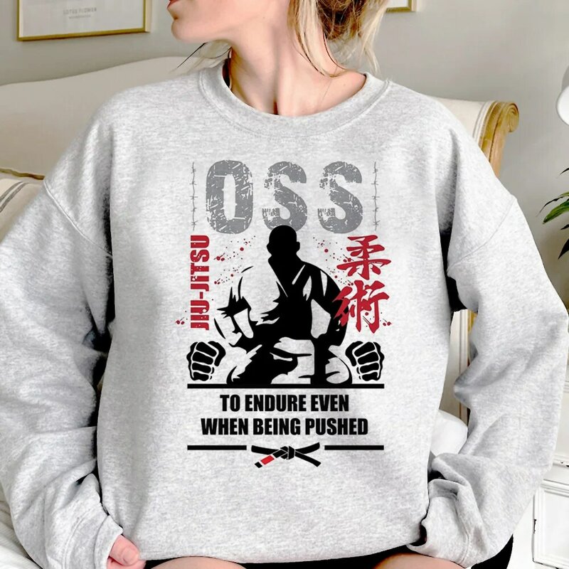 Bjj jiu jitsu Hoodies Frauen Langarm Top Schweiß y2k Streetwear Grafik Sweatshirts Kleidung Frauen Vintage Sweatshirts