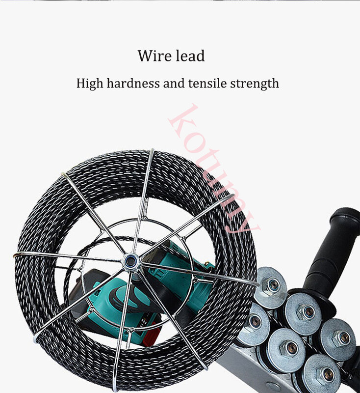 Electric Electrician Threader Rechargeable Wall Threading Machine Automatic Threading Machine Wire Pulling Tool