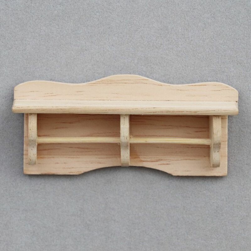 Drewniany domek dla lalek stojak do przechowywania miniaturowy meble dla lalek domek dla lalek drewniana szafka wisząca ręcznik półka wisząca półka