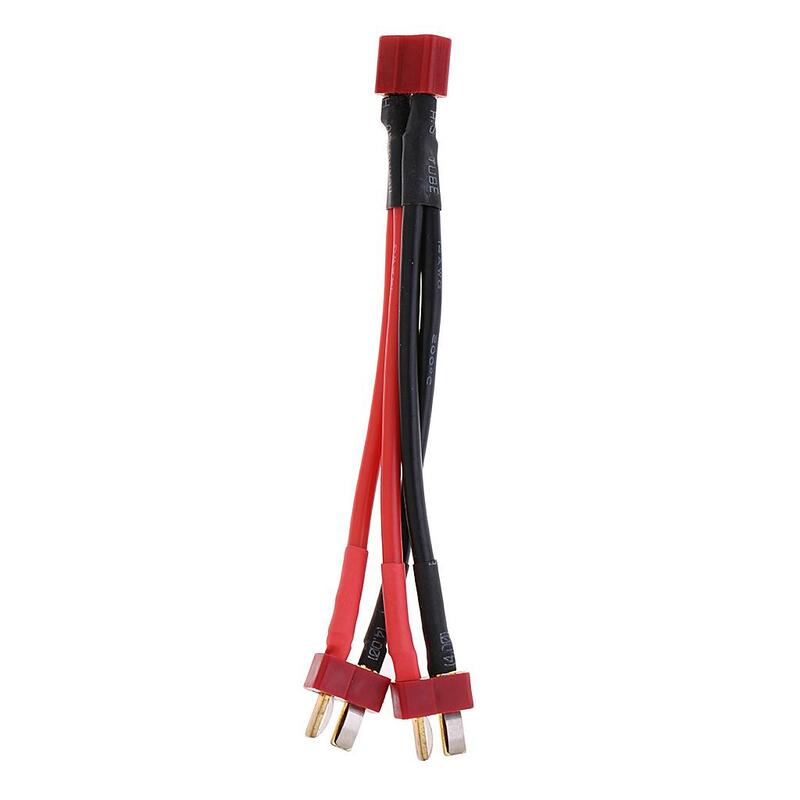 1PC Dual Extension Parallel Battery Connector Cable for RC