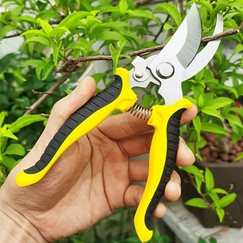 Professional Garden Pruner Scissors, Sharp Bypass Poda Shears, Tree Trimmers, Secateurs, Hand Clippers para Garden Beak Scissors