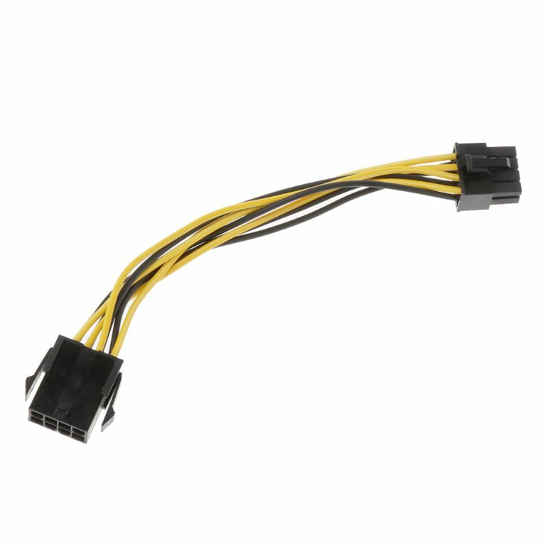 YYDS 8-pinowy adapter kabla zasilającego procesora (7,09 cala) 8-pinowe złącze męskie na 8-pinowe złącze żeńskie