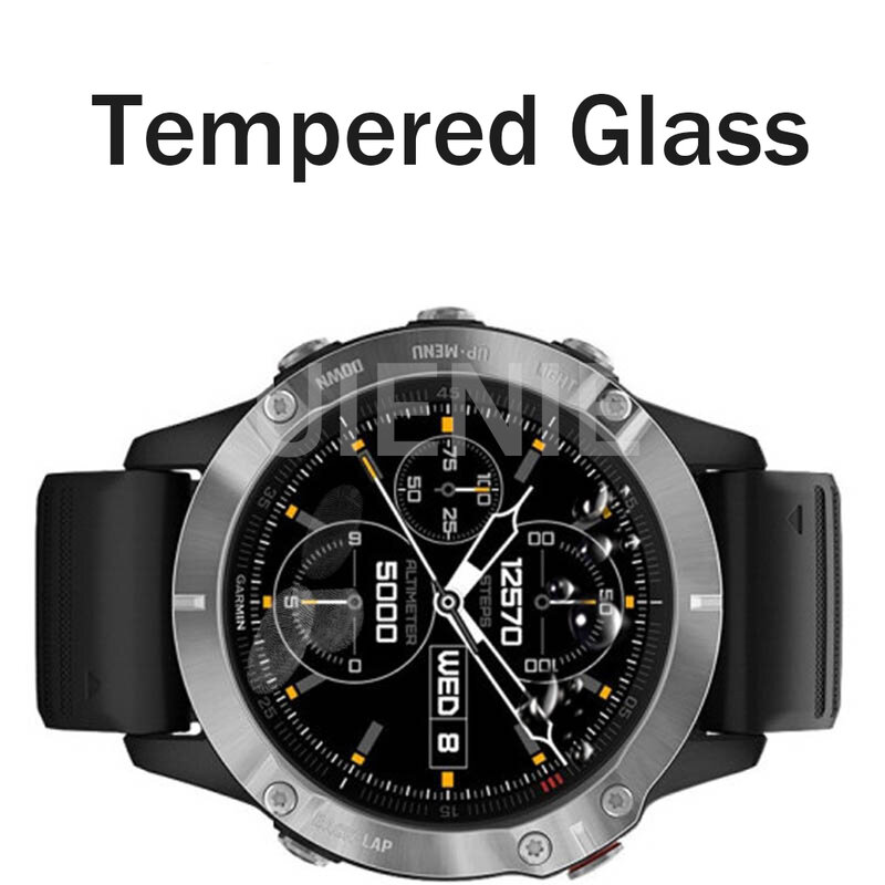 2Pcs 9H Premium กระจกนิรภัยสำหรับ Garmin Fenix 7S 7 7X 6 5 S 5 Smartwatch หน้าจอ anti-Scratch Protector ฟิล์ม Fenix 7อุปกรณ์เสริม