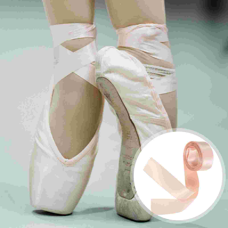 Elastyczne sznurowadła Szerokie płaskie pokaz taneczny Kolorowe wstążki Damskie elastyczne opaski baletowe