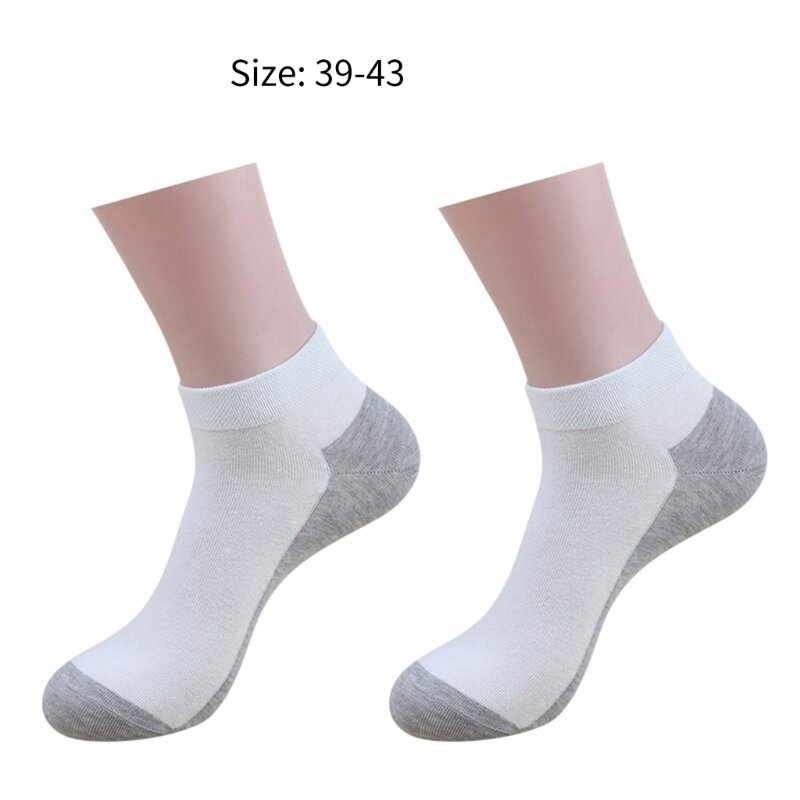 Meias masculinas casuais algodão atlético médio absorvem o suor meias casuais no tornozelo