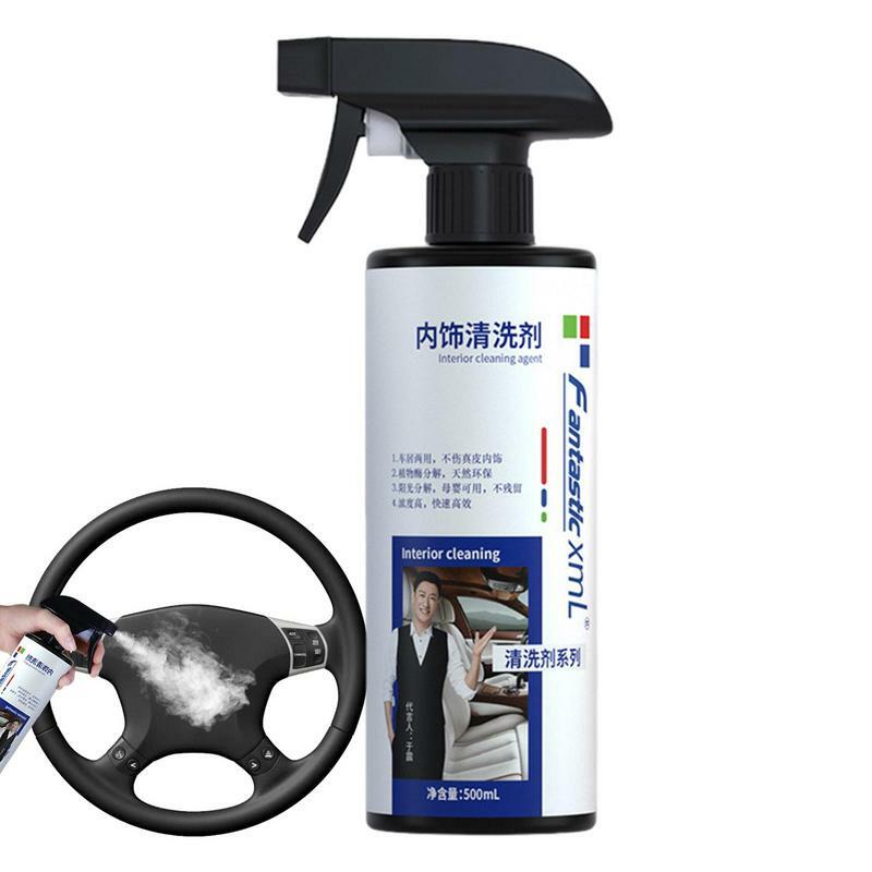 Detergente universale per pelle per auto 500ml detergente per tappezzeria in pelle per autoveicoli detergente portatile per pelle per auto di grado professionale