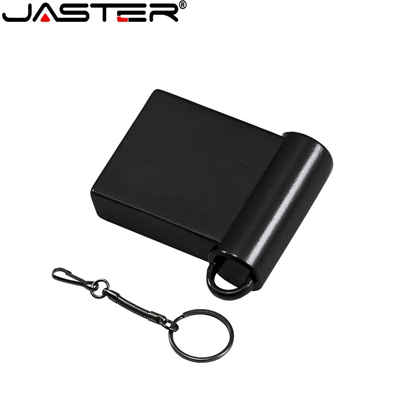 JASTER USB 2.0 64GB 섬세한 금속 플래시 Drive16GB 32GB Pendrive 메모리 스틱 결혼 선물 무료 맞춤 로고 선물 열쇠 고리