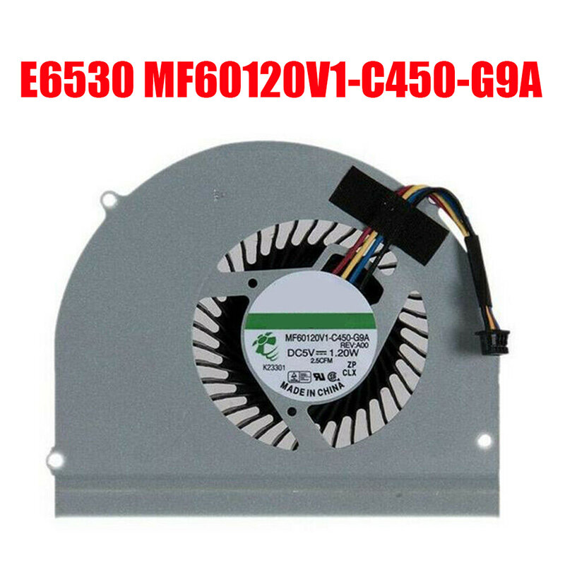 Ordinateur Portable CPU Ventilateur Pour DELL Pour Latitude E6530 MF60120V1-C450-G9A DC5V 1.20W Nouveau