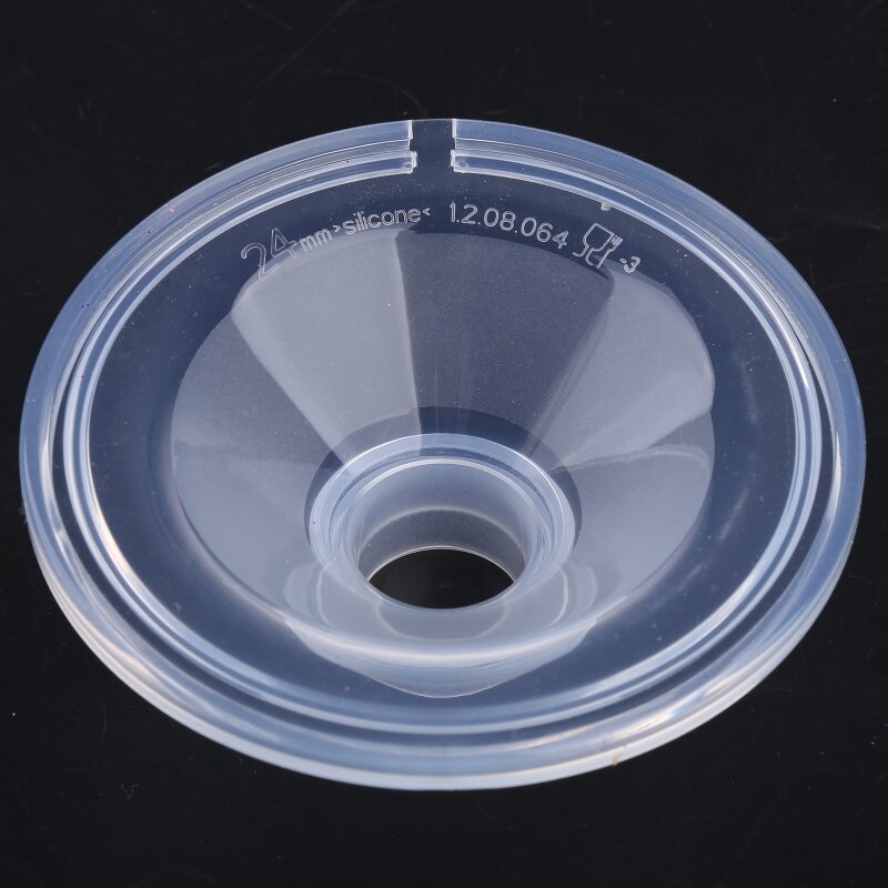 Accessori per tiralatte indossabili membrana in corno di Silicone collettore di latte tazza per allattamento Tee Joint parti per tiralatte elettrico