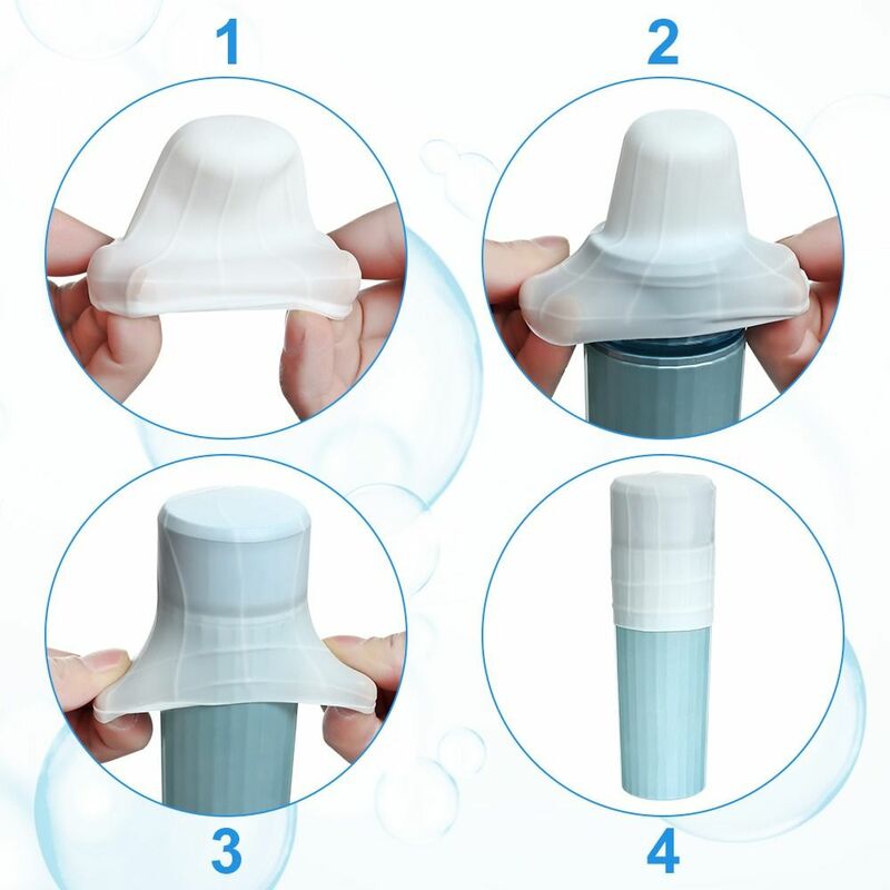 Luggage White Silicone Leak Proof Sleeves Elastic Sleeve for Leak Travel Container Elastic Sleeve for Leak Proofing