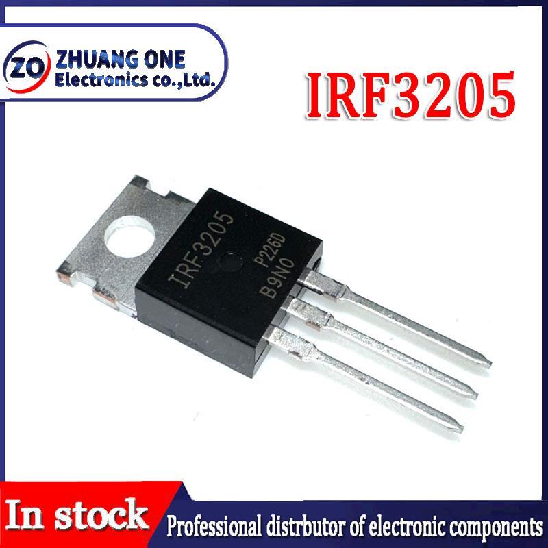 Irf3205pbf irf395から-220 irf3710 irf3808 irf4905 irf5210 irf5305 irf8010 irf3708 irf1404 irf1405 irf1407 f2807 10 irf2807 10個