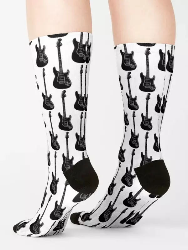 Электрические гитарные носки снег профессиональные беговые новинки женские носки мужские
