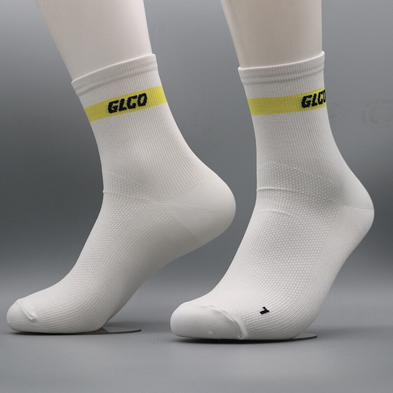 4 pares de topo profissional casual esporte meias proteger pés respirável wicking meias ciclismo meias basquete futebol
