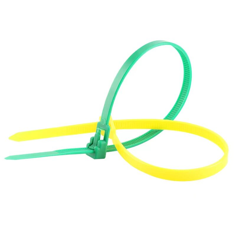 100pcs 3/4x100/150/200 Self Locking Nylon Cable TiesPlastic Zip Tie Wire Binding Wrap Straps DIY Cable Fasten Organiser Colorful