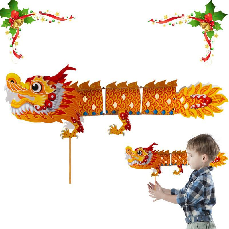 Новогодние фонари "сделай сам", танцующие драконы, китайские фонари, наборы, украшения, традиционные бумажные фонари для праздничных украшений