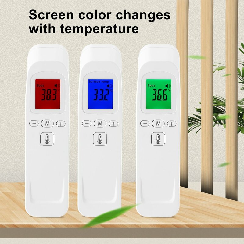 Digitale Voorhoofd Thermometer Elektronische Contactloze Klinische Nauwkeurigheid Non-contact Body Temperatuur Meter Koorts Voor Volwassen Kind