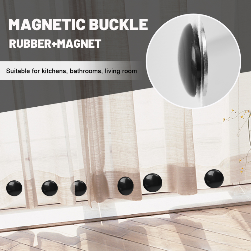 Tirai magnetik kuat tahan angin, gorden mandi gesper Magnet untuk gorden balkon bobot untuk gorden taplak meja
