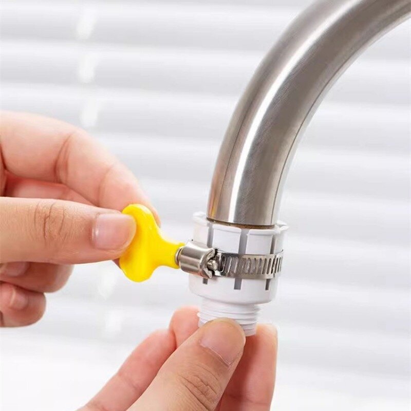 Universal Faucet Interface Joint, Garden Adapter, Shower Faucet, Bubbler Connector, Tap Water Filter Nozzle, Kitchen Faucet Part, 1/2"