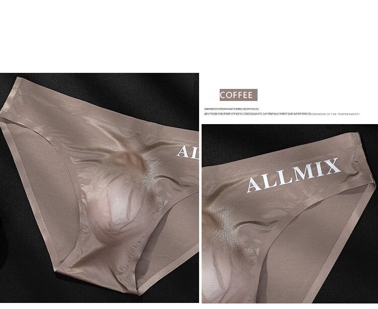 Sexy transparent breathable comfortable 3D ice silk underwear ropa interior de seda de hielo 3D cómoda, transpirable, transparen