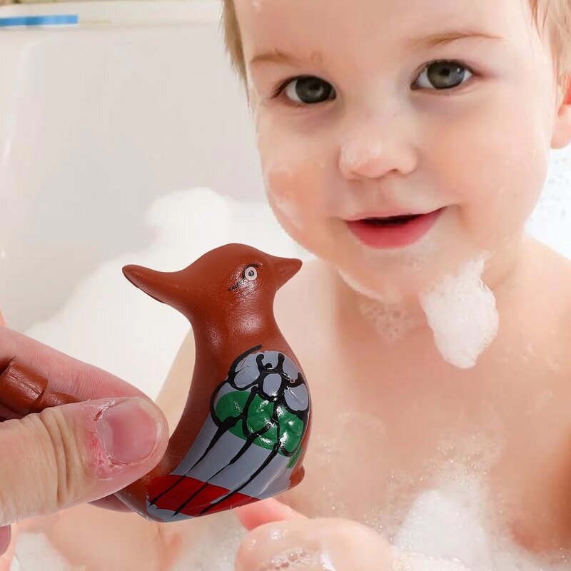 4 Stuks Muzikaal Speelgoed Voor Kinderen Keramisch Vogelfluit Cadeau Speelgoed Warbling Watergrasmus Kinderen