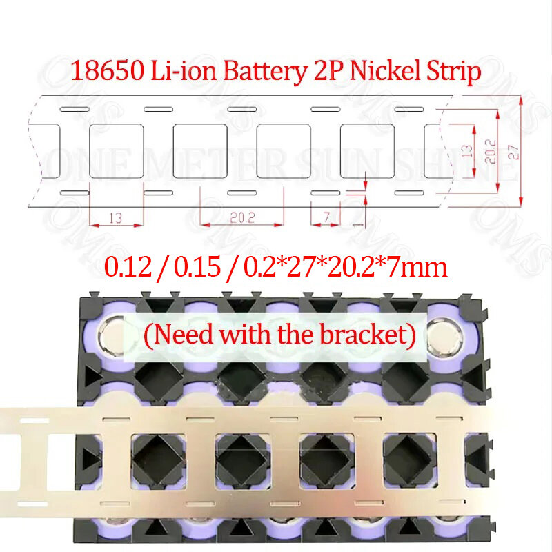 1M 2M Nickel Strip 0.15*27mm 2P Nickel Plated Steel Strips 0.2x27mm For 18650 Lithium Battery Spot Welding Nickel-plating Tape