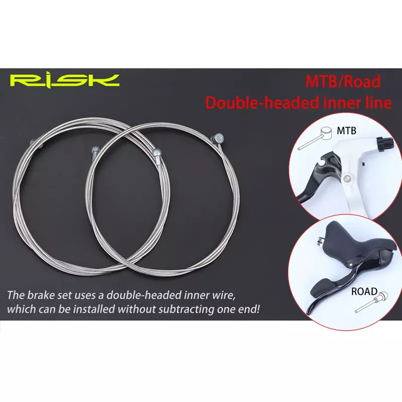 Risk zestawy przerzutek/hamulców do biegów rowerowych rura przewodowa przewód giętki podstawowy hamulec/kabel do przerzutek i obudowy zestawy grupowe do MTB Bike Road