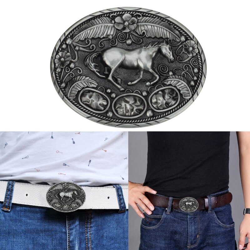 Fibbia per cintura toro/aquila Accessori per cintura fai-da-te da cowboy tipo multiplo può scegliere