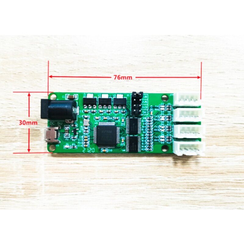 Módulo TTL USB para 4 vias, Módulo de porta serial UART, DC 5V 3.3V 2.5V 1.8V 4 canais XH2.54