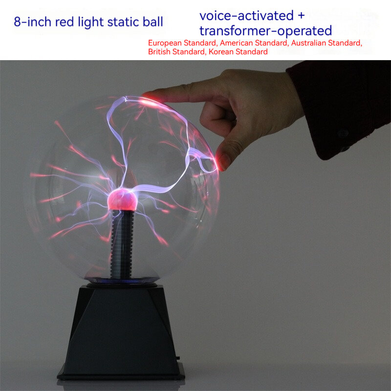 Jonów ujemnych sterowana głosem kula elektrostatyczna kreatywna lampa dotyk lampka nocna z ładowaniem przez USB magicznej kuli plazmowej