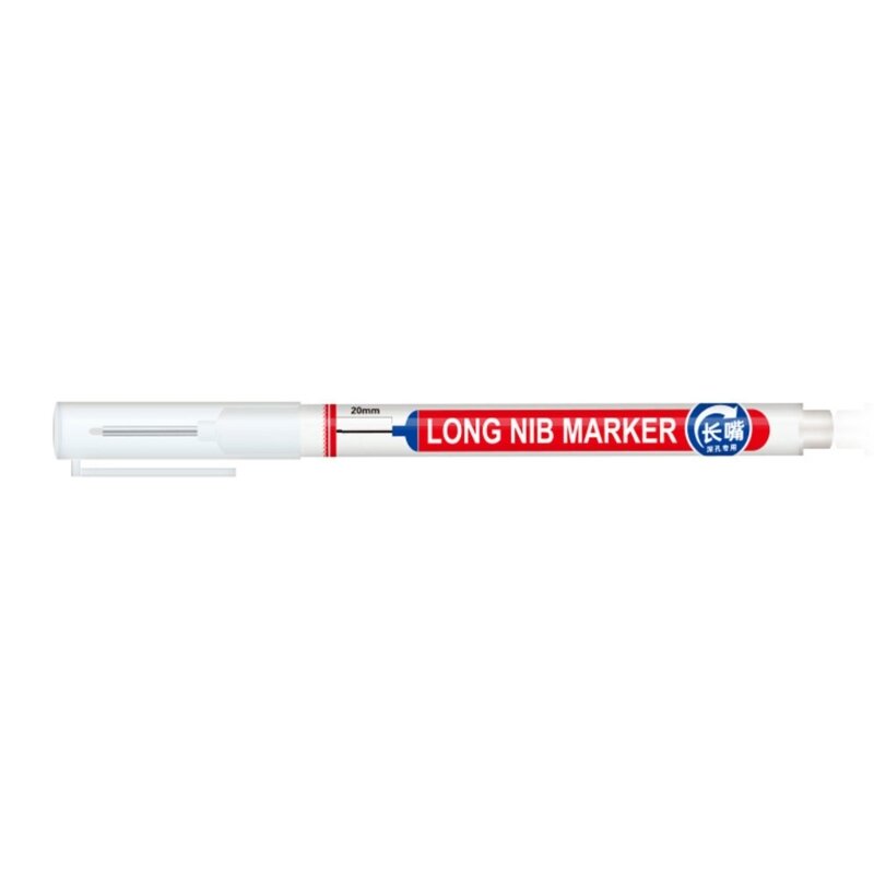 Waterproof Carpenter Pens for Deep Hole Marking Long Nib Marker Pen