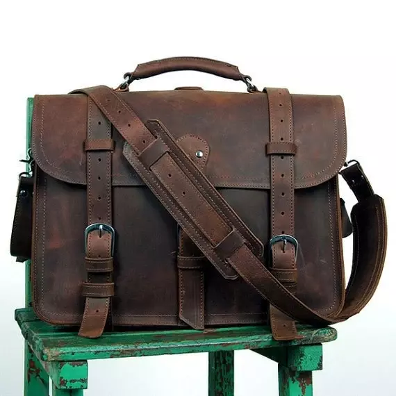 Кожаный портфель, мужская сумка с рисунком лошади, деловой мужской портфель для 15,6-дюймового ноутбука, Офисная большая сумасшедшая сумка через плечо