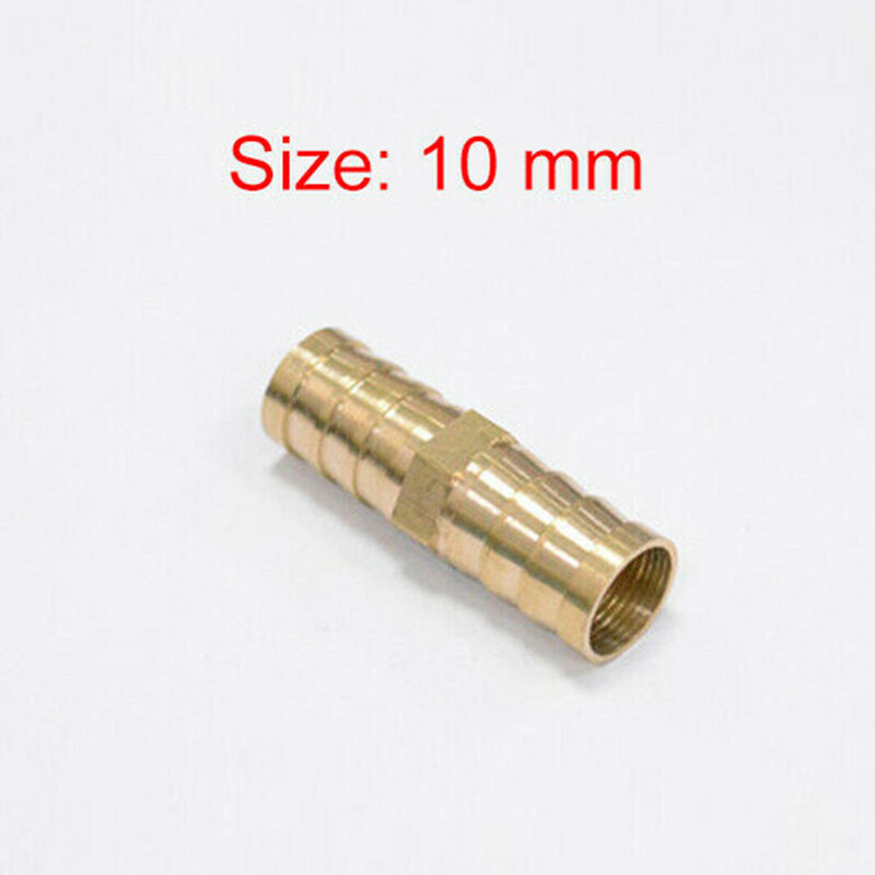 Brass Straight Pipe Joint 6 8 10 12mm Forging Hose Connector Fittings Connection Connectors For Air Water Gas Oil Electric Parts