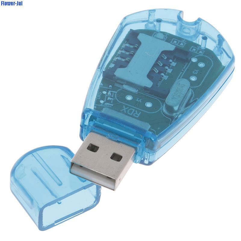 Комплект для копирования/отмычки SIM-карт USB устройство для считывания SIM-карт GSM CDMA SMS Резервное копирование + считыватель CD-карт