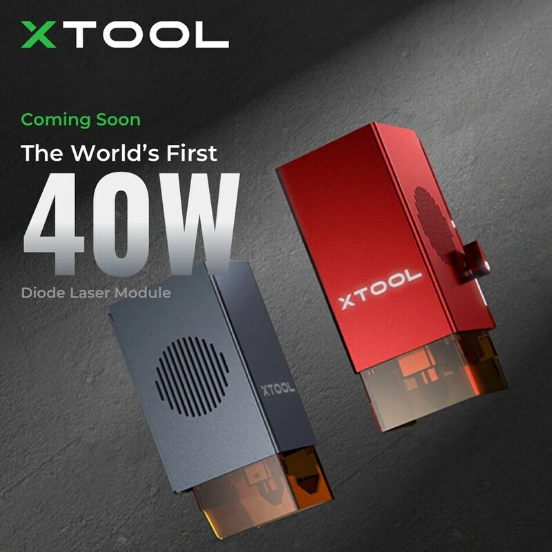 Xtool โมดูลเลเซอร์40W สำหรับ D1 Pro เครื่องแกะสลักเลเซอร์