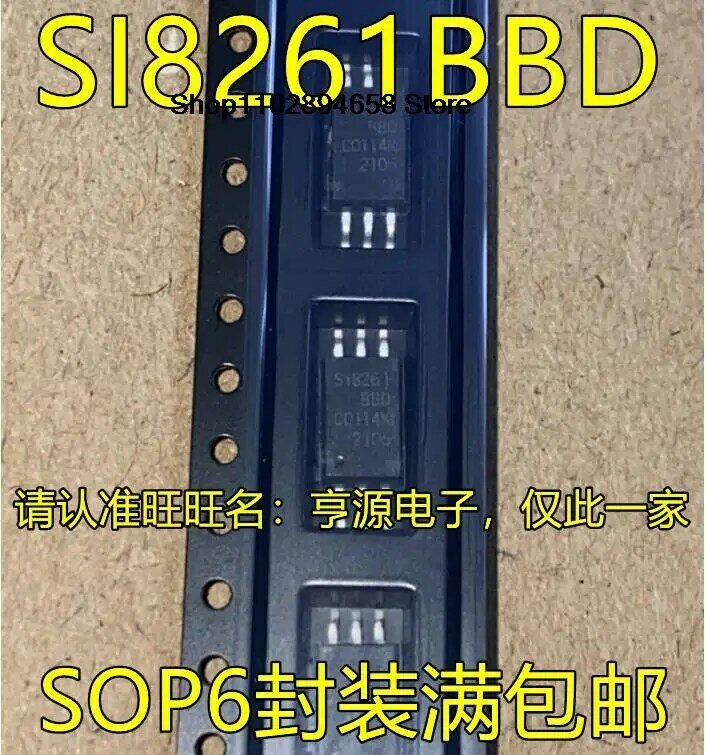 SI8261 SI8261BBD BCD ABD SOP6 IC, 5 pièces