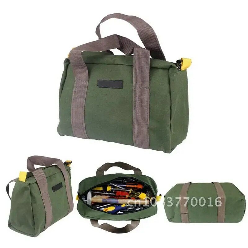 Bolsas de herramientas para hombres, bolsa de mano portátil de gran capacidad para herramientas, kit de reparación de destornilladores, bolsas impermeables