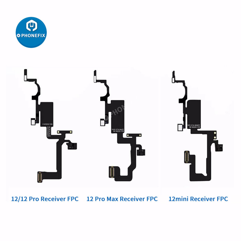 JCID V1SE receptor FPC, placa de prueba, auricular, altavoz, Cable de Sensor flexible para iPhone X, XS, 11, 12, 13 Pro Max, reparación de identificación facial de tono verdadero