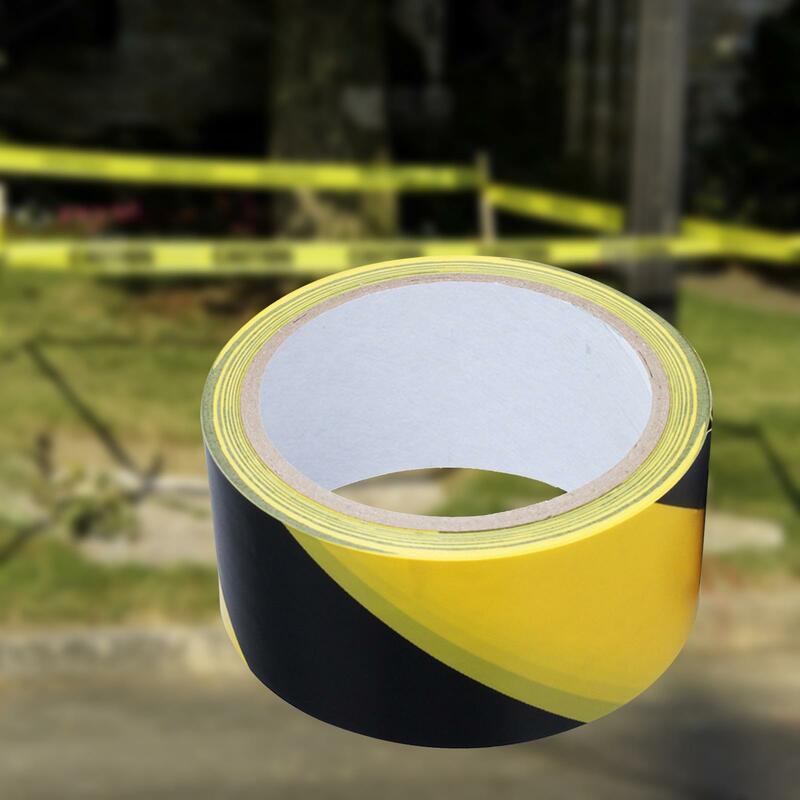 2-4pack Warning Tape Hazard Warning Stripe Tape for Floors Walls
