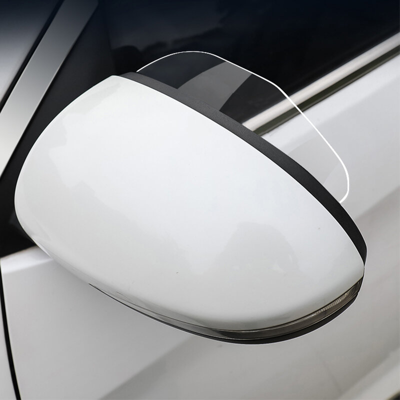 Transparente Car Espelho Retrovisor Capa, Chuva Sobrancelha, Chuva Escudo, Universal, chuvoso, Seguro, Acessórios de condução, 2 pcs, 4pcs